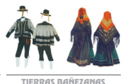 Los trajes de tierras Bañezanas se complementaban con ataqueras que son pantalones con bragueta de trapa. DL