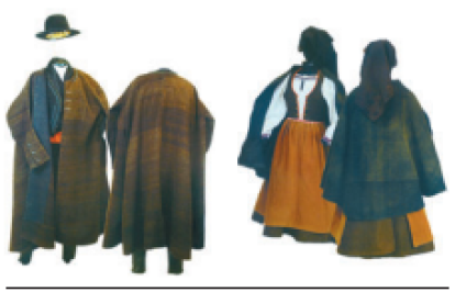 Los trajes de la cabrera se complementaban en el exterior con unas polainas de cuero. DL
