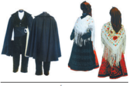Los trajes del Páramo se complementa con una cacha llamada cayada. DL