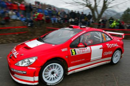 El finlandés Markus Gronholm, con el nuevo Peugeot 307, ocupó la cuarta plaza