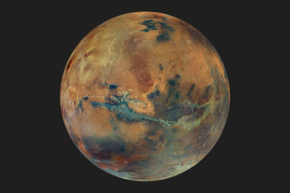 La nueva imagen de Marte.  ESA