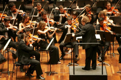 Concierto de la Joven Orquesta Nacional de España en el Auditorio de León. FERNANDO OTERO