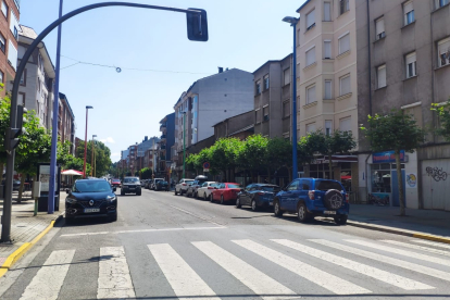 Paso de peatones donde se ha producido el atropello. ANA F. BARREDO