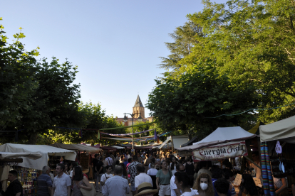 Miles de personas se han acercado al Mercado Medieval de Valencia de Don Juan que congregó 70 puestos. DL