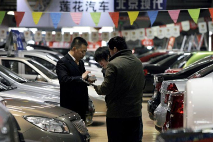 Concesionario de coches en Pekín.
