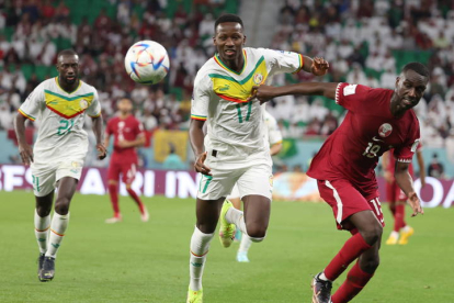 Senegal sumó su primer triunfo en el Mundial a costa de Catar. HAIDER