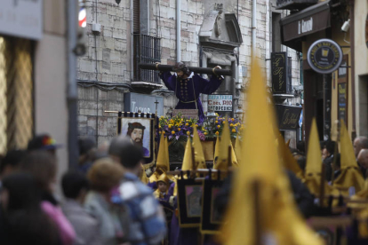 Procesión de Jesús camino del Calvario, de cofradía de La Agonía. F. Otero Perandones.