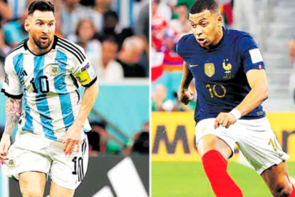 Messi y Mbappé han marcado cinco goles cada uno en lo que va de Mundial. Mohamed Messara / Ali Haider