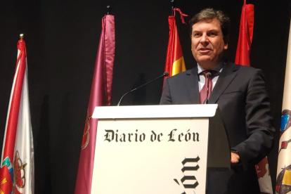 Fernández Carriedo en el Congreso de Diario de León. ANA F. BARREDO