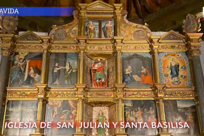 La edición digital de Diario de León continúa con la emisión de diez vídeos sobre la ruta plateresca de los retablos del sur y este de la provincia, joyas renacentistas que se encuentran en los templos de la zona. Hoy, Valdavida.