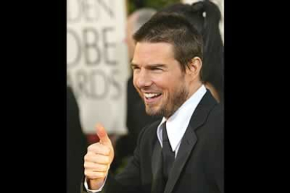 Tom Cruise, sin Penélope Cruz, se presentó en la gala nominado como mejor actor de drama por su trabajo en «El útimo Samurai».