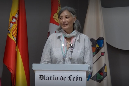 Lidia Díaz Terán, en su intervención en el Congreso sobre la Despoblación.RAMIRO