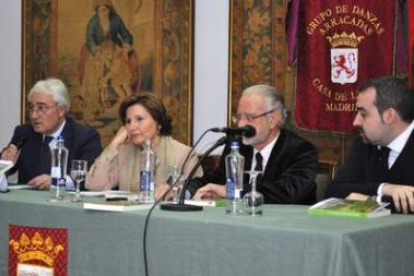 Hidalgo, Álvarez, Merino y Cabezuelo, el viernes en Madrid.