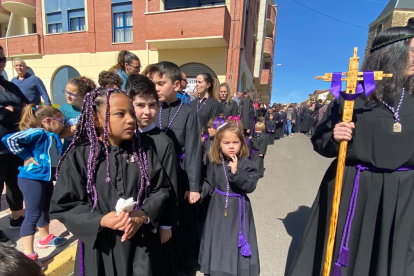 Procesión del Santo Potajero en La Bañeza. RAMIRO