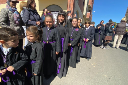 Procesión del Santo Potajero en La Bañeza. RAMIRO