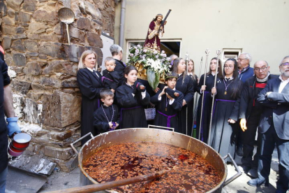 Procesión del Santo Potajero en La Bañeza. RAMIRO