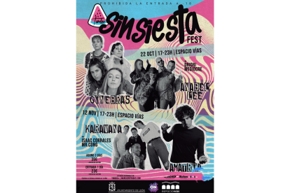 Cartel del festival Sinsiesta. DL