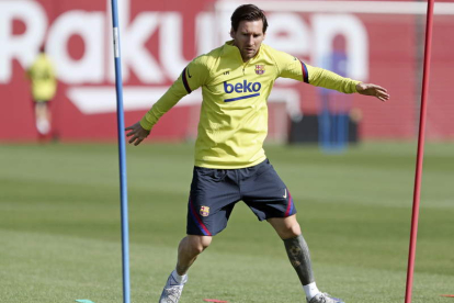 Messi está ansioso de retomar el pulso a la competición. RUIZ
