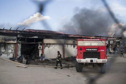 La planta quedó totalmente calcinada en un incendio el pasado 3 de noviembre. F. OTERO PERANDONES