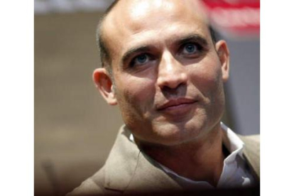 Bernardo Hernández, ayer durante su conferencia en León.