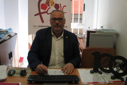 Iván Farelo, presidente del Comité de Competición de la Subdelegación del Bierzo. M. MACÍAS
