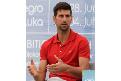 El tenista serbio Djokovic. CUKIC