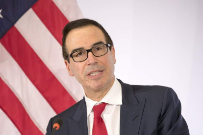 El secretario del Tesoro de EE UU, Steven Mnuchin. RONALD WITTEK