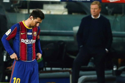 La salida de Messi del pasado verano rumbo al PSG dejó un Barcelona huérfano de estrellas. E. F.