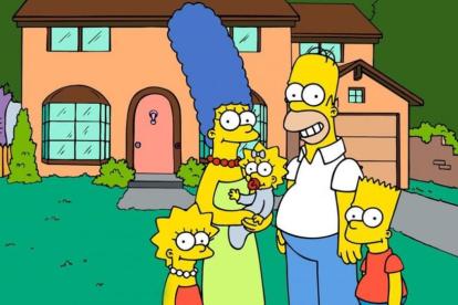 Imagen promocional de la serie de animación estadounidense Los Simpson.