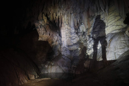 Vista interior de la cueva. JESÚS F. SALVADORES