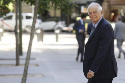 El exministro de Obras Públicas y Urbanismo, Josep Borrell.