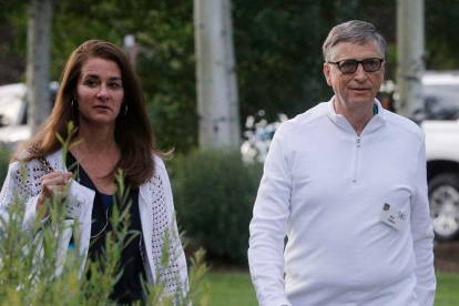 Melinda y Bill Gates anuncian su separación sentimental. ANDREW GOMBERT