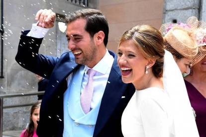 El candidato del PP a la alcaldía de Segovia, Pablo Pérez, ha contraído matrimonio con Paloma Cantalejo.