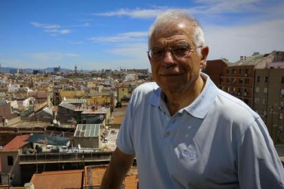 El exministro del PSOE, Josep Borrell, en junio en Barcelona.