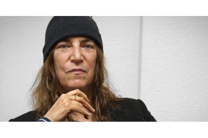 Patti Smith, antes de uno de sus últimos conciertos en España.