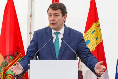 El presidente de la Junta de Castilla y León, Alfonso Fernández Mañueco. SANTI OTERO