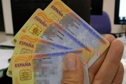 Entre las falsificaciones se encontraban documentos de identidad, pasaportes y licencias de conducir. EFE