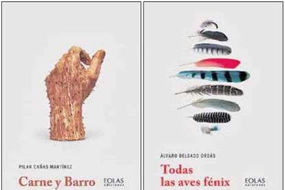 A la izquierda, portada del libro de Cañas. Al lado, libro de Álvaro Delgado. dl