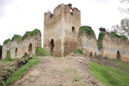 Castillo de Villapadierna, en reconstrucción. DL