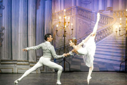 Un momento del espectáculo del Ballet Imperial Ruso, en imagen de archivo. DL
