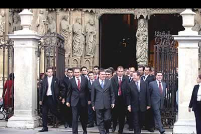 Los invitados realizaron un completo recorrido por el interior de la Catedral, visita obligada en la ciudad de León.