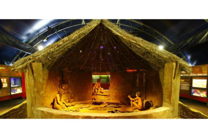 Imagen de una recreación de una aldea durante el Neolítico. JESÚS F. SALVADORES