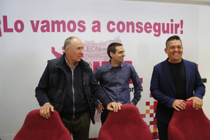 Eduardo López Sendino, Carlos Javier Salgado y Carles Mulet. RAMIRO