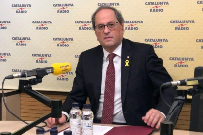 El president Quim Torra en Catalunya Ràdio.