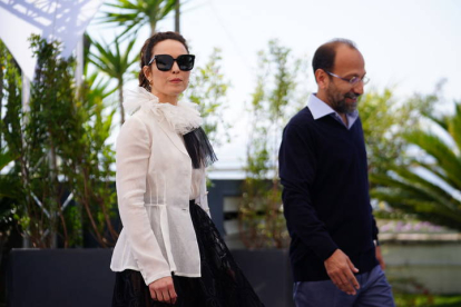 Noomi Rapace y Asghar Farhadi. CLEMENS BILAN