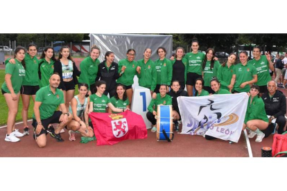 El equipo femenino del ULE Sprint León firmó su mejor posición en la División de Honor. ULE SPRINT LEÓN