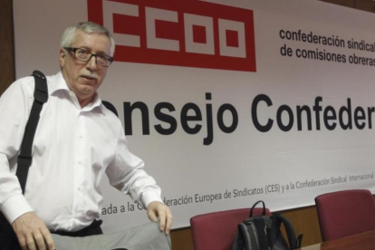 Ignacio Fernández Toxo, antes de anunciar que no opta a un tercer mandato en CCOO.