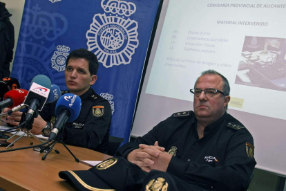Calderón y García, de la Unidad de Delincuencia Tecnológica.