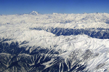 El Himalaya visto desde el cielo