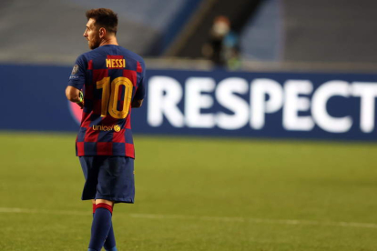 Messi tiene decidido marcharse del Barcelona y el Manchester City parece su destino preferido. POOL